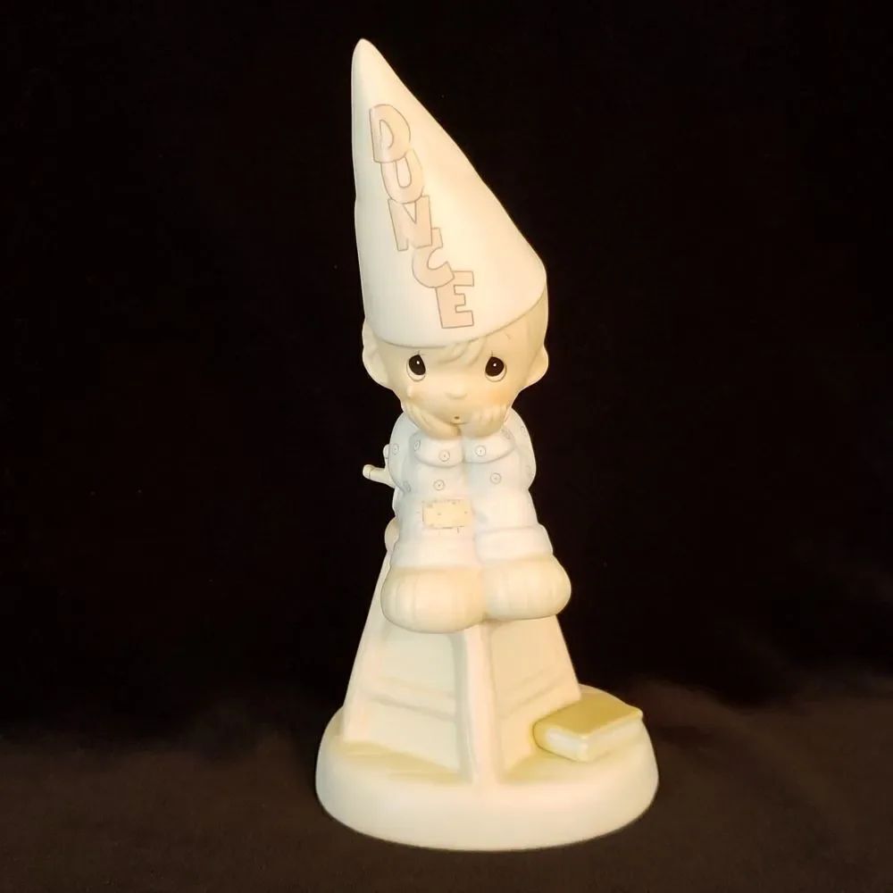 Vintage Precious Moments Porcelain Figurine 1982 "Nobody's Perfect" E-9268